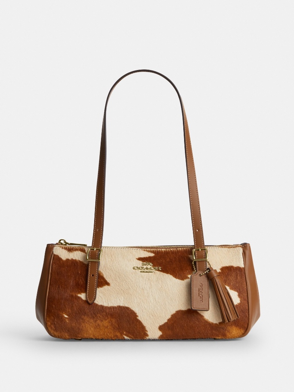 Coach Outlet Asher Shoulder Bag In Haircalf With Cow Print